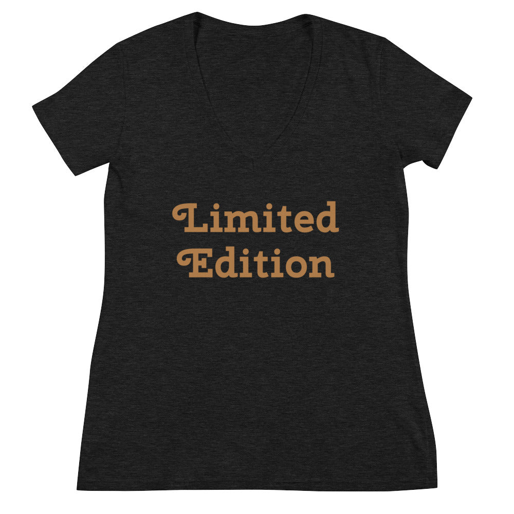 Limited Edition Women's Fashion Deep V-neck Tee