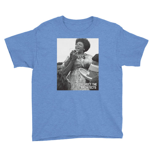 Fannie Lou Hamer - Respect The Architects Youth Short Sleeve T-Shirt
