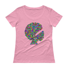 Maya Angelou Rainbow Ladies' Scoopneck T-Shirt