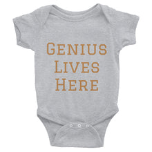 Genius Lives Here Infant Bodysuit